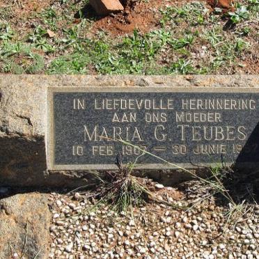 TEUBES Maria G. 1907-19?7