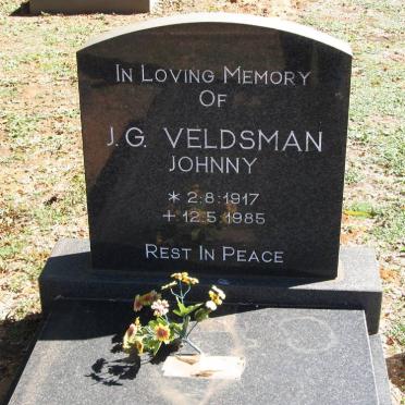 VELDSMAN J.G. 1917-1985