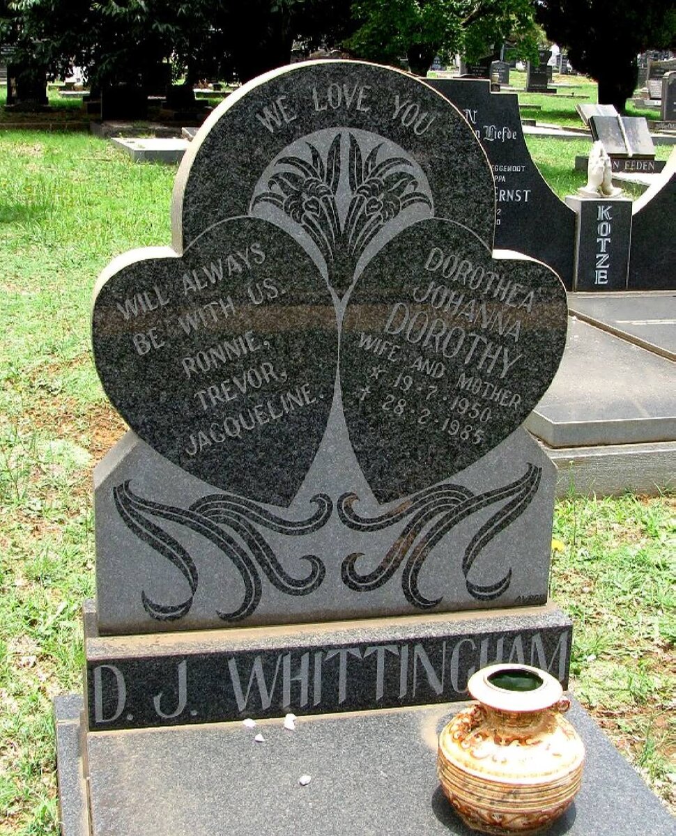 WHITTINGHAM Dorothea Johanna 1950-1985