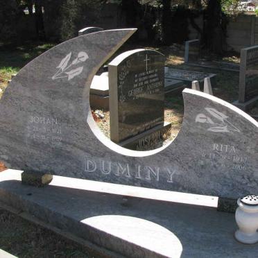 DUMINY Johan 1921-1989 &amp; Rita 1917-2006