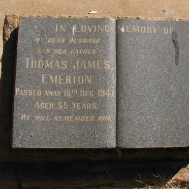 EMERTON Thomas James -1947