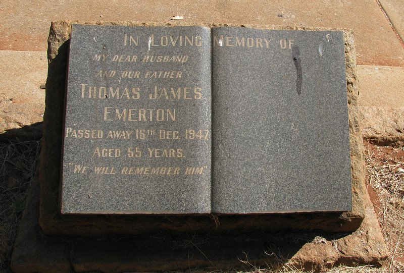 EMERTON Thomas James -1947