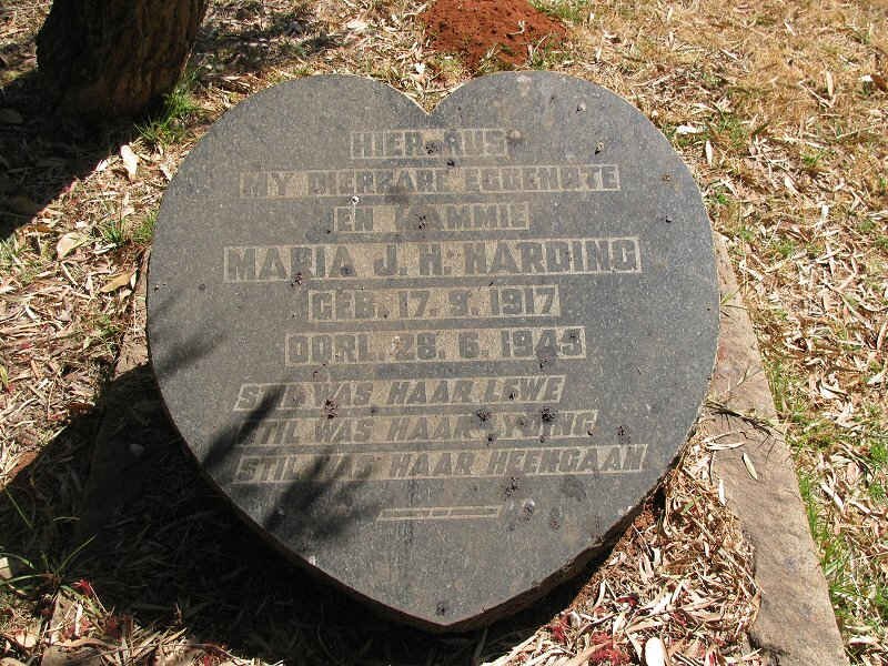 HARDING Maria J.H. 1917-1945