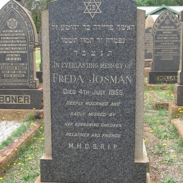 JOSMAN Freda -1955