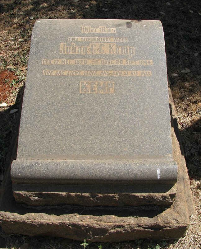 KEMP Johan C.C. 1870-1944