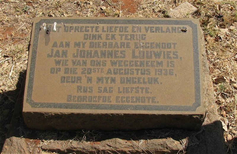 LOUWIES Jan Johannes -1936