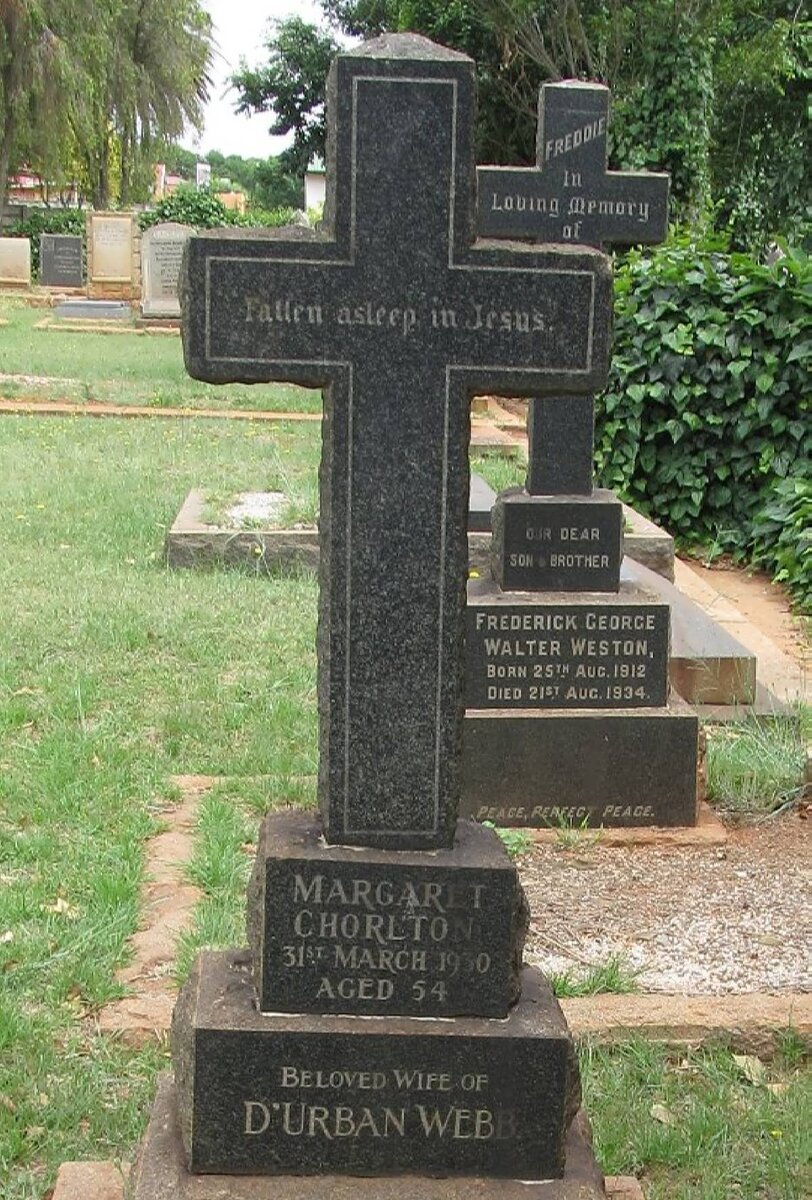 WEBB Margaret Chorlton -1930