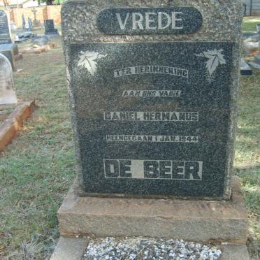 BEER Daniel Hermanus, de -1944