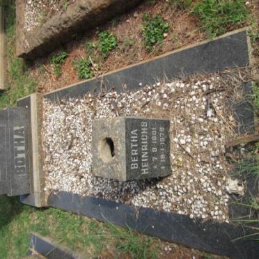 BOTHA Bertha Heinrichs 1901-1978