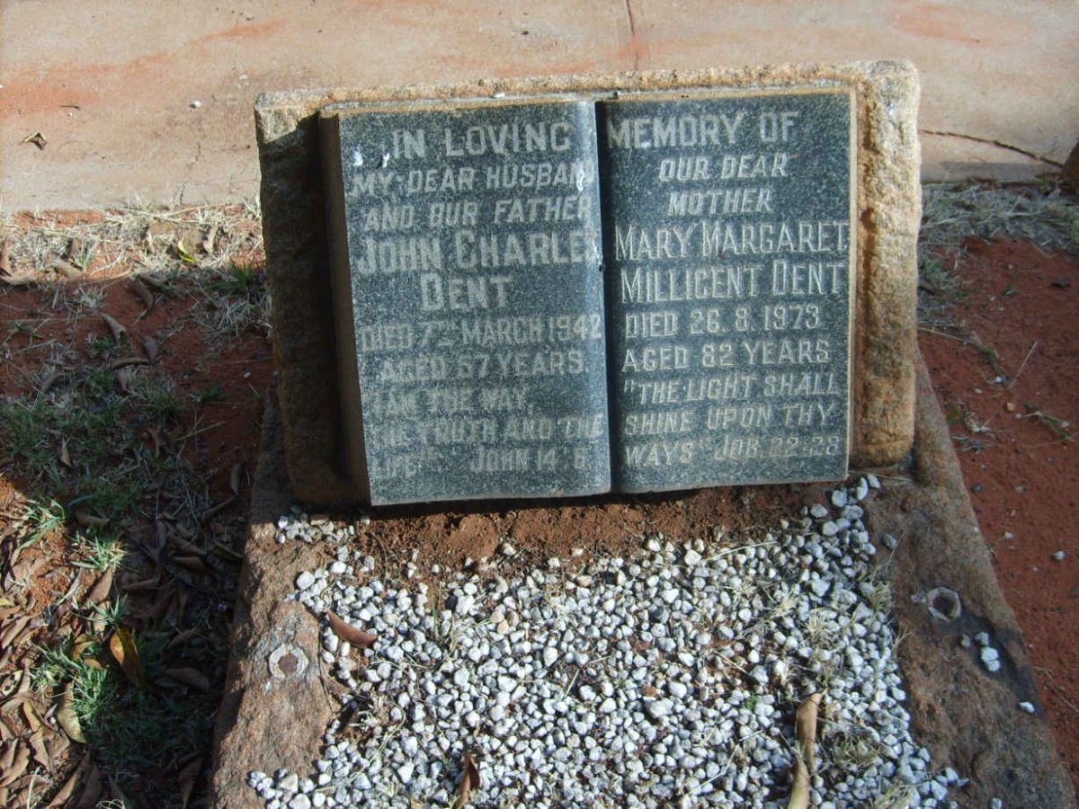 DENT John Charlie -1942 &amp; Mary Margaret -1973