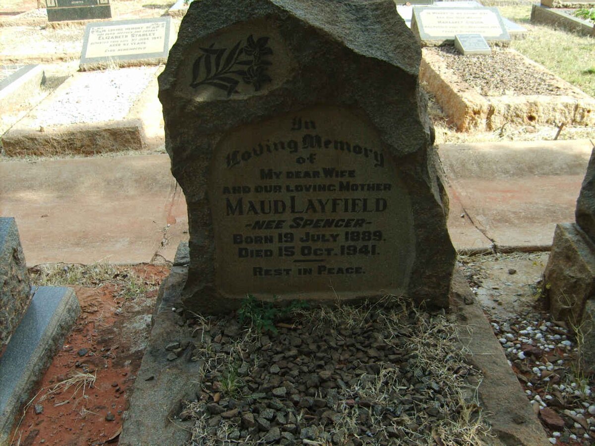 LAYFIELD Maud nee SPENCER 1889-1941