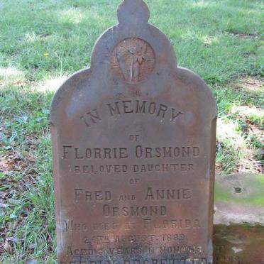 ORSMOND Florrie -1889