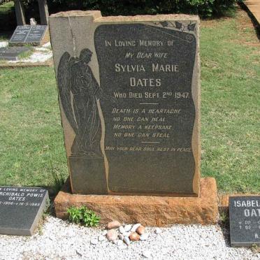 OATES Sylvia Marie -1947 :: OATES Isabel Rose 1913-1936 :: OATES Archibald Powis 1906-1985