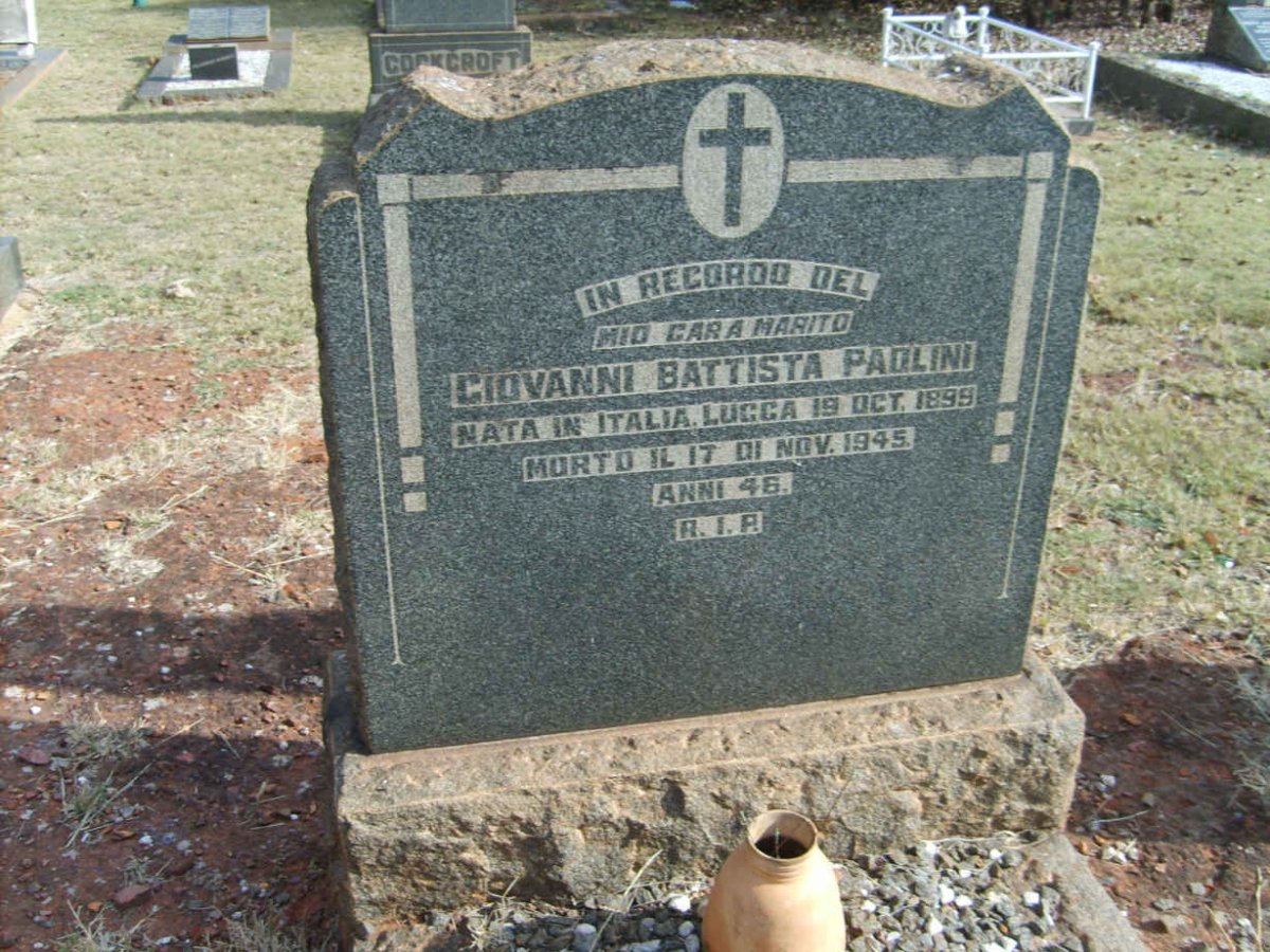 PAOLINI Giovanni Battista 1899-1945
