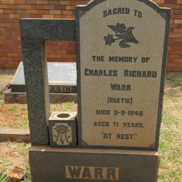 WARR Charles Richard -1948