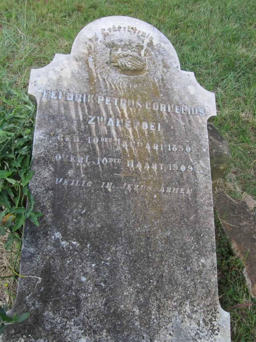 ZWANEPOEL Hendrik Petrus Cornelius 1850-1909