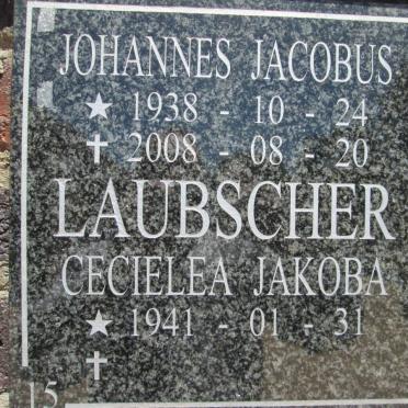 LAUBSCHER Johannes Jacobus 1938-2008 &amp; Cecielea Jakoba 1941-
