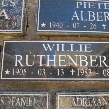 RÜTHENBERG Willie 1905-1983