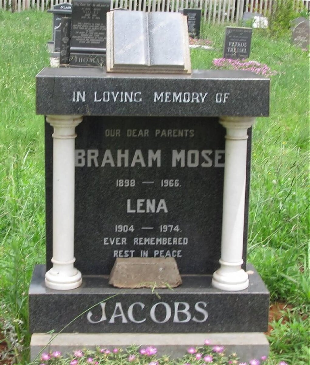 JACOBS Abraham Mose 1898-1966 &amp; Lena 1904-1974