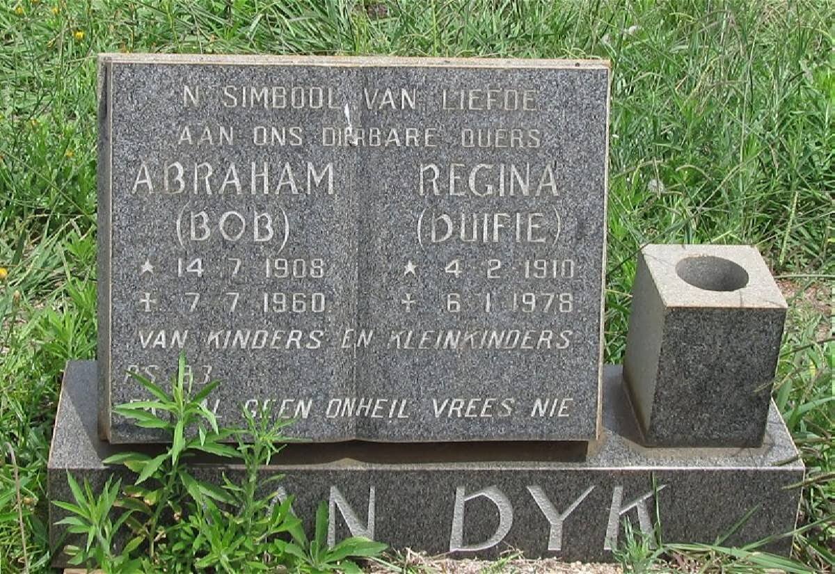 DYK Abraham, van 1908-1960 &amp; Regina 1910-1978 