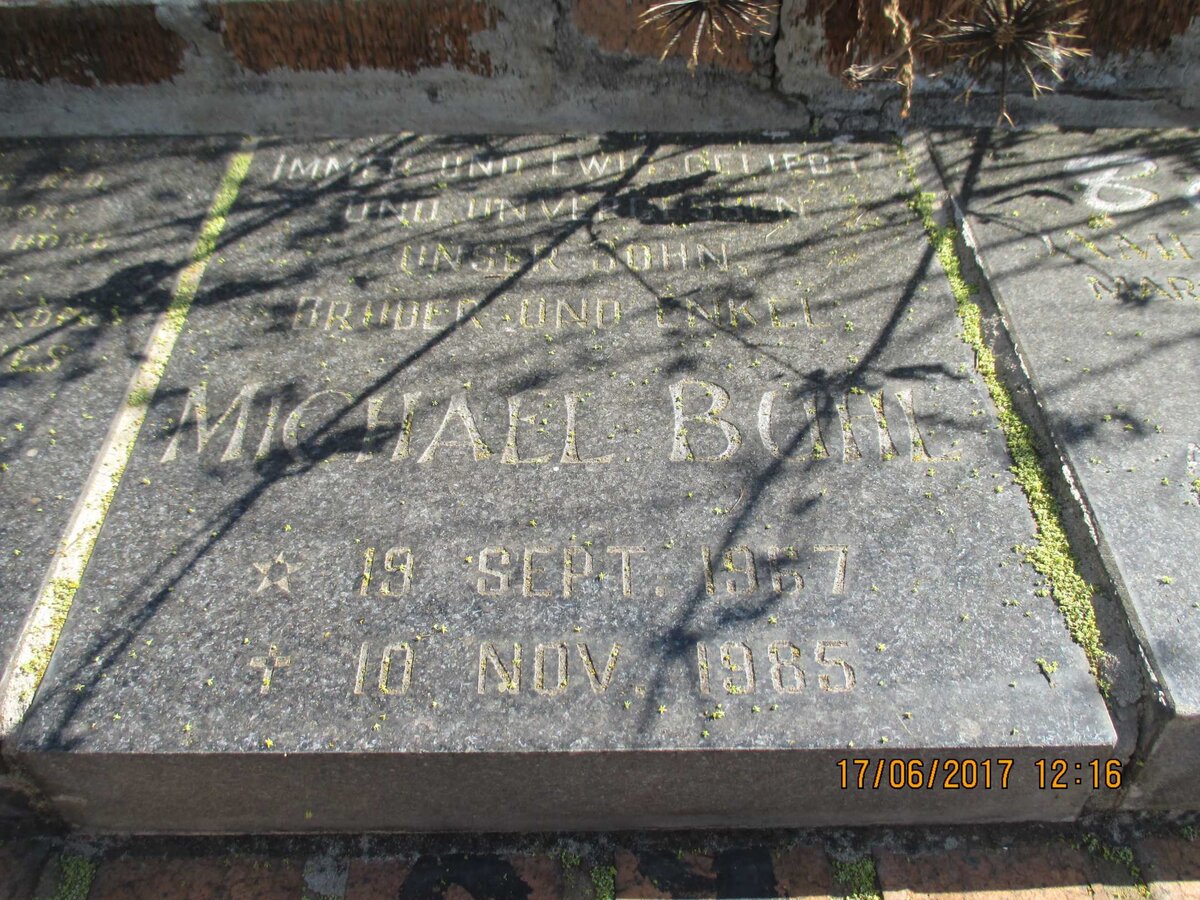 BUHL Michael 1967-1985