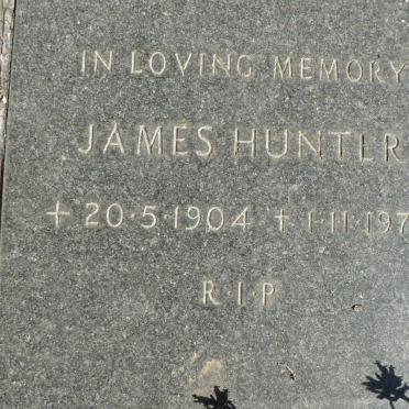 HUNTER James 1904-1979