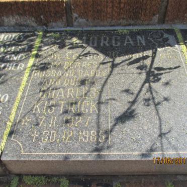 MORGAN Charles Kistrick 1927-1985