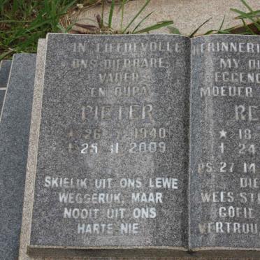 ALBERTS Pieter 1940-2009 &amp; Rensa 1942-1991