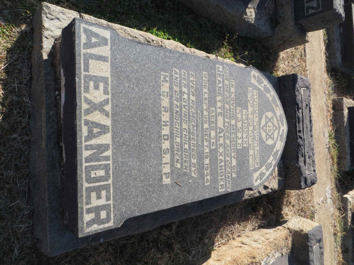 ALEXANDER Jeanette -1944