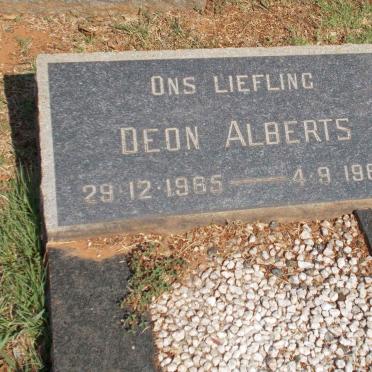 ALBERTS Deon 1965-1968