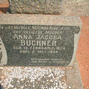 BUCHNER Anna Jacoba 1874-1954