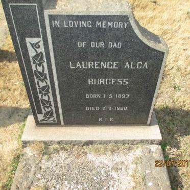 BURGESS Laurence Alca 1893-1960