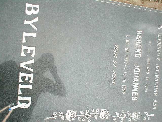 BYLEVELD Barend Johannes 1937-1992