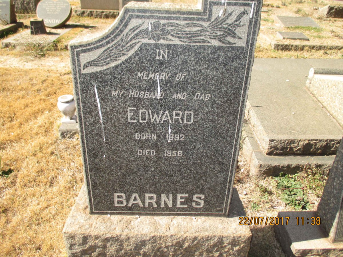 BARNES Edward 1892-1958