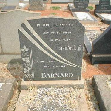 BARNARD Hendrik S. 1909-1967