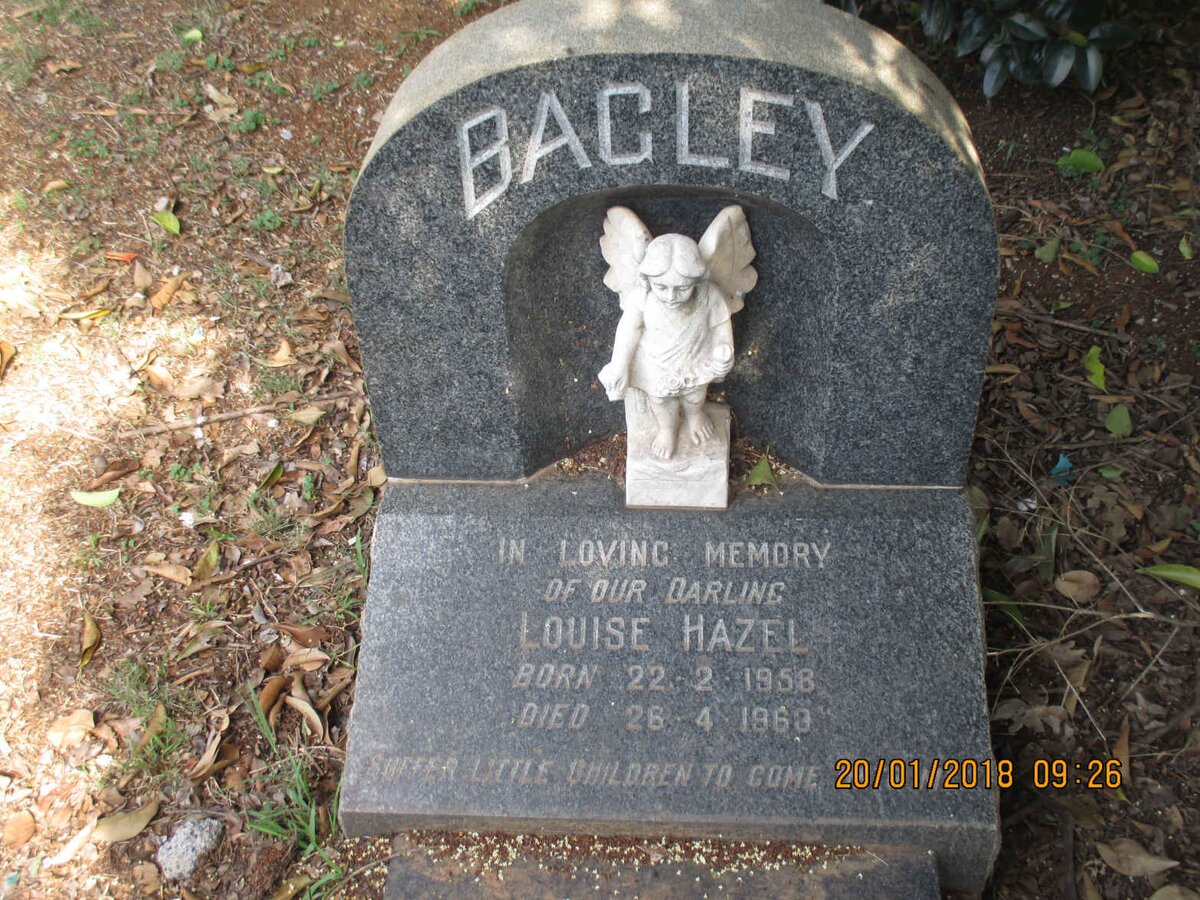 BAGLEY Louise Hazel 1958-1963