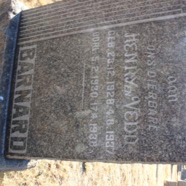 BARNARD Henry 1928-1930 :: BARNARD Veda 1937-1938