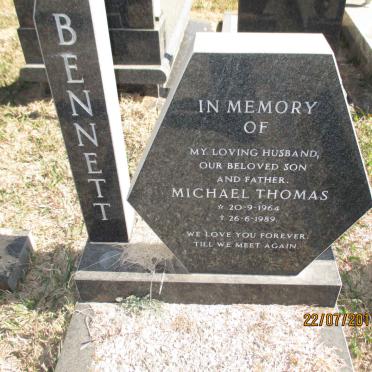 BENNETT Michael Thomas 1964-1989