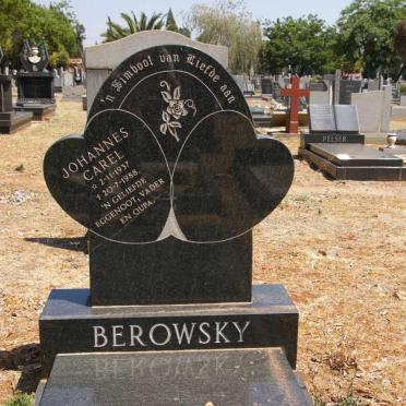 BEROWSKY Johannes Carel 1937-1988