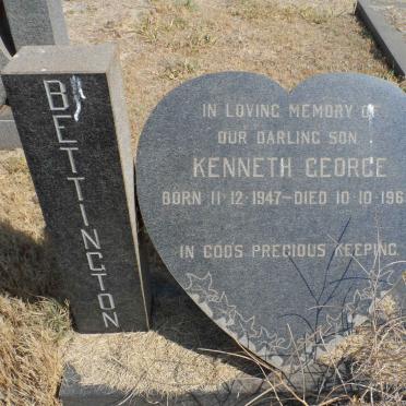 BETTINGTON Kenneth George 1947-1969