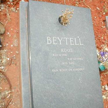 BEYTELL Koos 1916-1980