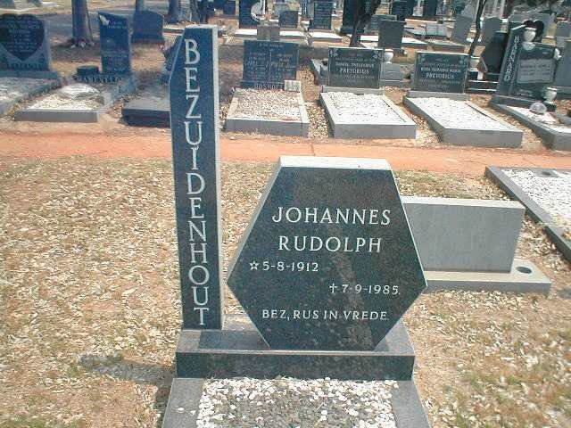 BEZUIDENHOUT Johannes Rudolph 1912-1985