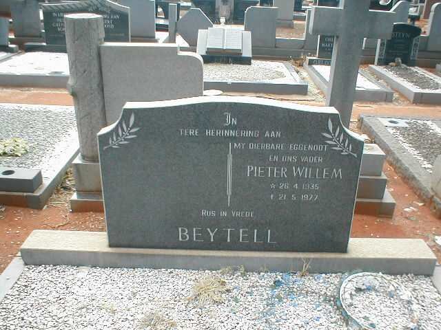 BEYTELL Pieter Willem 1935-1977