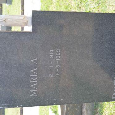 BEZUIDENHOUT Maria A. 1914-1969