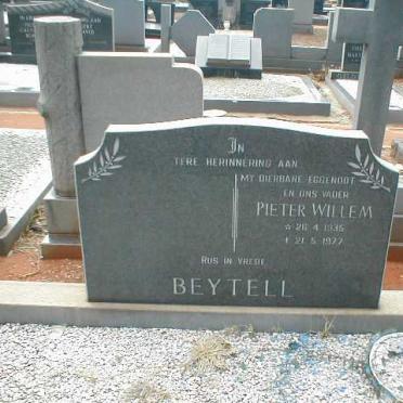 BEYTELL Pieter Willem 1935-1977