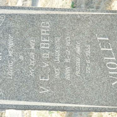 BERG V.E., v.d. nee JACKSON 1913-1955