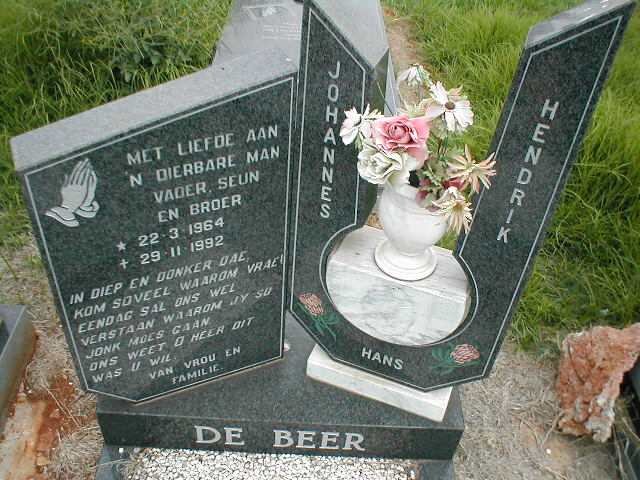 BEER Johannes Hendrik, de 1964-1992