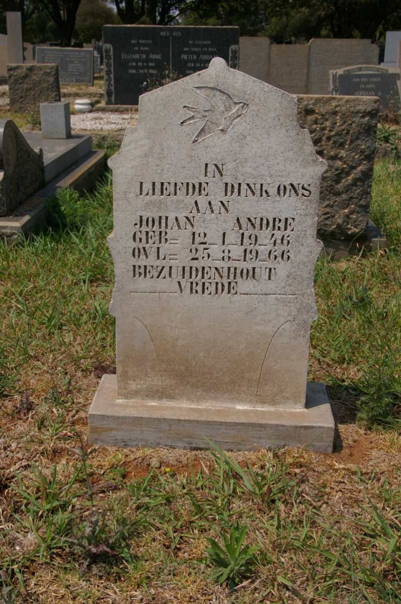 BEZUIDENHOUT Johan Andre 1946-1966