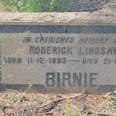 BIRNIE Roderick Lindsay 1883-1948