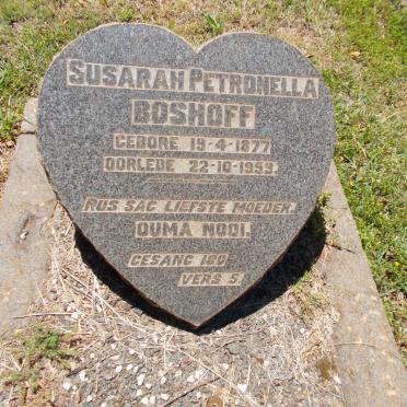 BOSHOFF Susarah Petronella 1877-1959